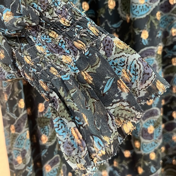 SEA New York Floral Georgette High Neck Maxi Dress, Size 2 - Picture 6 of 16